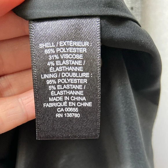 RW&CO  tailored fit and flared grey polka dot dress Sz 4 - Picture 8 of 11